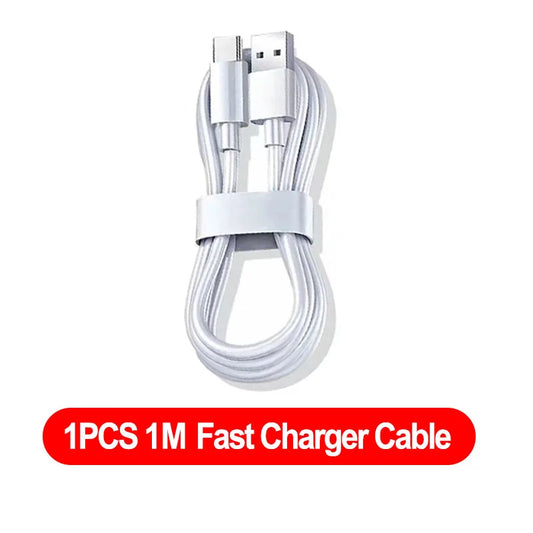 1-3PCS 10A 100W Type C Super Fast Charging Cable Data Cord for Huawei OPPO Vivo Iqoo Quick Charing USB C Cables